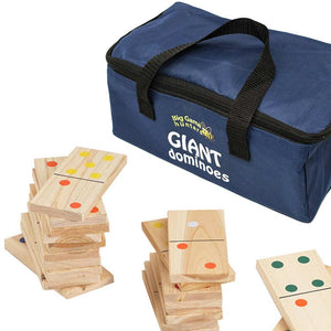 Giant Wooden Garden Dominoes in Bag