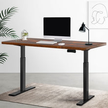 Load image into Gallery viewer, Artiss Standing Desk Electric Height Adjustable Sit Stand Desks Black Walnut-7
