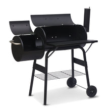 Load image into Gallery viewer, Wallaroo 2-in-1 Outdoor Barbecue Grill &amp; Offset Smoker
