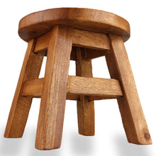 Load image into Gallery viewer, Children&#39;s Wooden Stool Puppy Dog Themed Chair Toddlers Step sitting Stool
