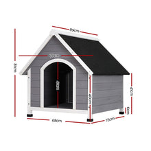 Load image into Gallery viewer, Dog Kennel House Wooden Outdoor Indoor Puppy Pet House Weatherproof Large-1
