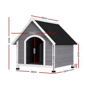 Dog Kennel House Wooden Outdoor Indoor Puppy Pet House Weatherproof Large-1