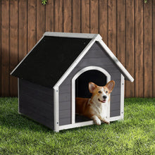 Load image into Gallery viewer, Dog Kennel House Wooden Outdoor Indoor Puppy Pet House Weatherproof Large-7
