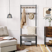 Load image into Gallery viewer, VASAGLE 175cm Coat Rack Stand Greige
