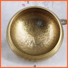 Load image into Gallery viewer, Singing bowl Nepalese Tibetan genuine 592g bowl 12 cm size includes genuine wand
