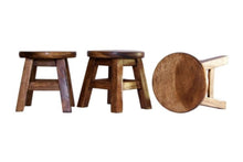 Load image into Gallery viewer, Kids Wooden Stool Train Children Chair Toddler Step Stool.
