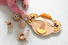 Load image into Gallery viewer, Toddlers mealtime Plate 100% sustainable bamboo-Karri the Koala-Food contact grade production
