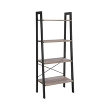 Load image into Gallery viewer, VASAGLE 4-Tier Ladder Shelf Greige and Black
