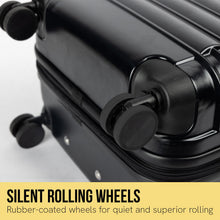 Load image into Gallery viewer, Olympus Noctis Suitcase 24in Hard Shell ABS+PC - Stygian Black
