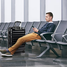 Load image into Gallery viewer, Olympus Noctis Suitcase 24in Hard Shell ABS+PC - Stygian Black
