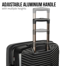 Load image into Gallery viewer, Olympus 3PC Astra Luggage Set Hard Shell Suitcase - Obsidian Black
