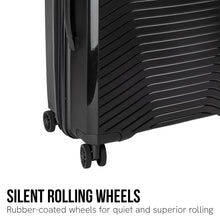 Load image into Gallery viewer, Olympus 3PC Astra Luggage Set Hard Shell Suitcase - Obsidian Black
