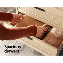 Load image into Gallery viewer, Rattan Bedroom Package | 2 x Bedside Tables with Drawer &amp; Tallboy With 4 Drawers-9

