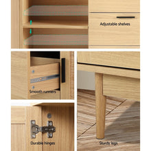 Load image into Gallery viewer, Rattan Large Buffet Sideboard Cabinet-7
