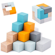 Load image into Gallery viewer, Set 12 -TWELVE different Puzzle Educational Games for Travel in closable Tin Can.
