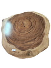 Load image into Gallery viewer, Wood Round Coffee Table, generous 95cm across one of kind 100% unique designed  by nature
