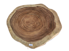 Load image into Gallery viewer, Wood Round Coffee Table, generous 95cm across one of kind 100% unique designed  by nature Table 12
