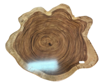 Load image into Gallery viewer, Unique Saur Wood Round Coffee Table, generous 95cm across one of kind 100% unique designed  by nature
