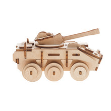 Load image into Gallery viewer, Tank model built it yourself Ply Wood craft kit- set of 2 (TWO) plus paints set
